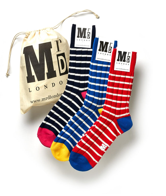 Chunky Stripe Sock Pack - Multi 1